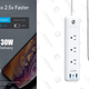 Anker PowerPort Strip PD 3 with 6ft Long Extension Cord | $26 | Amazon
